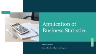 Application Of Business Statistics PPT Slides VA