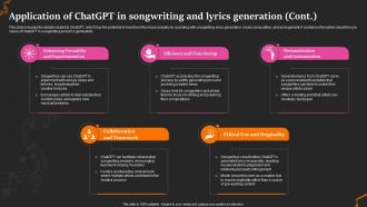 Application Of Chatgpt In Songwriting Revolutionize The Music Industry With Chatgpt ChatGPT SS Adaptable Customizable
