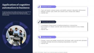 Application Of Cognitive Automation In Business