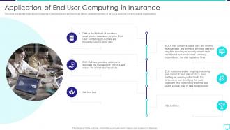 Application Of End User Computing In Insurance Desktop Virtualization