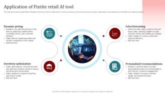 Application Of Finiite Retail Ai Tool Popular Artificial Intelligence AI SS V
