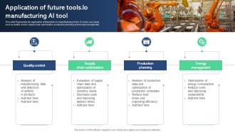 Application Of Future Toolsio Manufacturing Best AI Tools For Process Optimization AI SS V
