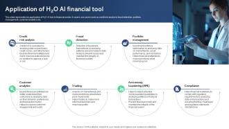 Application Of H2o AI Financial Tool Best AI Tools For Process Optimization AI SS V