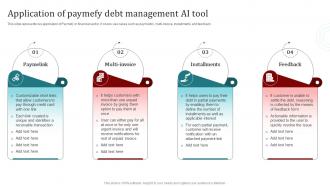 Application Of Paymefy Debt Management Ai Tool Popular Artificial Intelligence AI SS V
