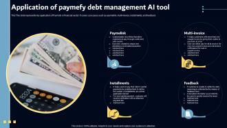 Application Of Paymefy Debt Management Key AI Powered Tools Used In Key Industries AI SS V