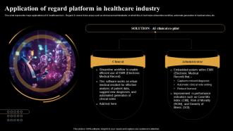 Application Of Regard Platform In Healthcare Introduction And Use Of AI Tools AI SS