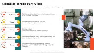 Application Of Scikit Learn Ai Tool Impact Of Ai Tools In Industrial AI SS V