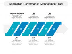 Application performance management tool ppt powerpoint presentation inspiration graphics cpb