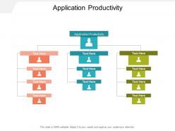 Application productivity ppt powerpoint presentation model grid cpb
