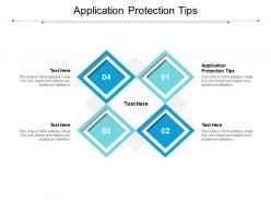 Application protection tips ppt powerpoint presentation portfolio master slide cpb