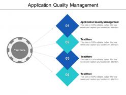 Application quality management ppt powerpoint presentation styles graphics example cpb