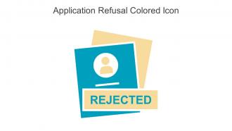 Application Refusal Colored Icon In Powerpoint Pptx Png And Editable Eps Format