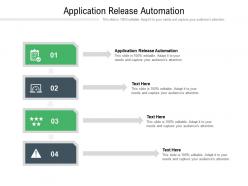 Application release automation ppt powerpoint presentation pictures example cpb
