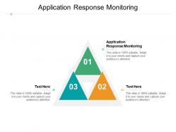 Application response monitoring ppt powerpoint presentation slides ideas cpb