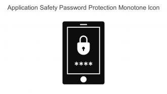 Application Safety Password Protection Monotone Icon In Powerpoint Pptx Png And Editable Eps Format