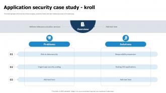 Application Security Case Study Kroll Authentication For Application PPT PowerPoint Application Security Case Study Kroll Authentication For Application PPT PowerPoint