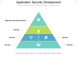 Application security development ppt powerpoint presentation summary example file cpb
