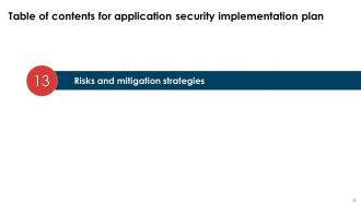 Application Security Implementation Plan Powerpoint Presentation Slides Analytical Best