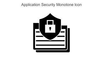 Application Security Monotone Icon In Powerpoint Pptx Png And Editable Eps Format