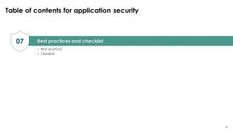 Application Security Powerpoint Presentation Slides Content Ready Interactive