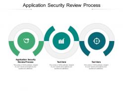 Application security review process ppt powerpoint presentation icon ideas cpb