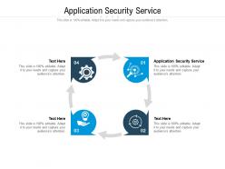 Application security service ppt powerpoint presentation summary example introduction cpb