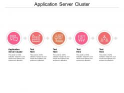 Application server cluster ppt powerpoint presentation show tips cpb