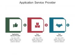 Application service provider ppt powerpoint presentation file brochure cpb