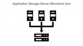 Application Storage Server Monotone Icon In Powerpoint Pptx Png And Editable Eps Format