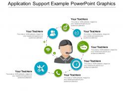 Application support example powerpoint graphics
