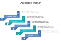 Application tracker ppt powerpoint presentation model summary cpb
