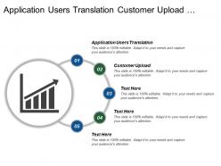 Application users translation customer upload policy installation portal