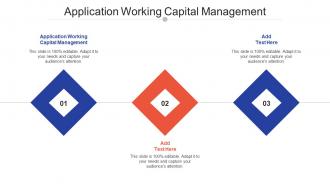 Application Working Capital Management In Powerpoint And Google Slides Cpb