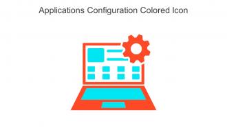 Applications Configuration Colored Icon In Powerpoint Pptx Png And Editable Eps Format
