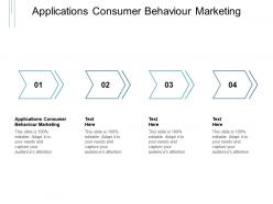 Applications consumer behaviour marketing ppt powerpoint presentation styles cpb