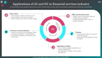 Applications Of Ai And 5G In Financial Services Industry