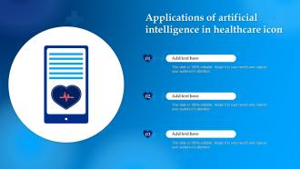 Applications Of Artificial Intelligence In Healthcare Icon
