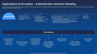Applications Of Authentication And Time Stamping Encryption For Data Privacy In Digital Age It