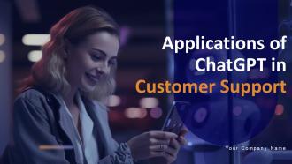 Applications Of ChatGPT In Customer Support ChatGPT CD V