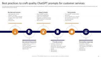 Applications Of ChatGPT In Customer Support ChatGPT CD V Analytical Image