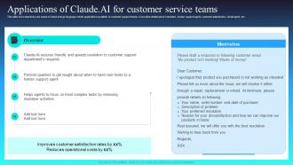 Applications Of Claude AI For Customer Claude AI The Newest AI Chatbot To Watch AI SS V
