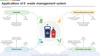 Applications Of E Waste Management System Enhancing E Waste Management System