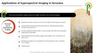 Applications Of Hyperspectral Imaging In Forensics Hyperspectral Imaging