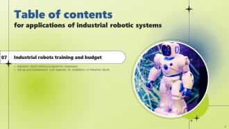 Applications Of Industrial Robotic Systems Powerpoint Presentation Slides Interactive Content Ready