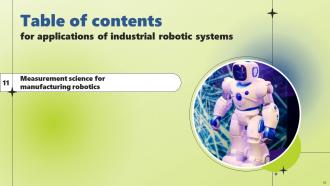 Applications Of Industrial Robotic Systems Powerpoint Presentation Slides Slides Editable