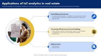 Applications Of IoT Analytics In Real Estate Analyzing Data Generated By IoT Devices