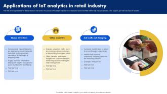 Applications Of IoT Analytics In Retail Industry Analyzing Data Generated By IoT Devices