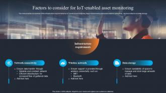 Applications Of IOT Factors To Consider For IOT Enabled Asset Monitoring IOT SS