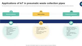 Applications Of IoT In Pneumatic Waste Collection Pipes IoT Driven Waste Management Reducing IoT SS V