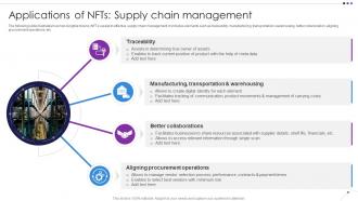 Applications Of NFTs Supply Chain Management Unlocking New Opportunities With NFTs BCT SS